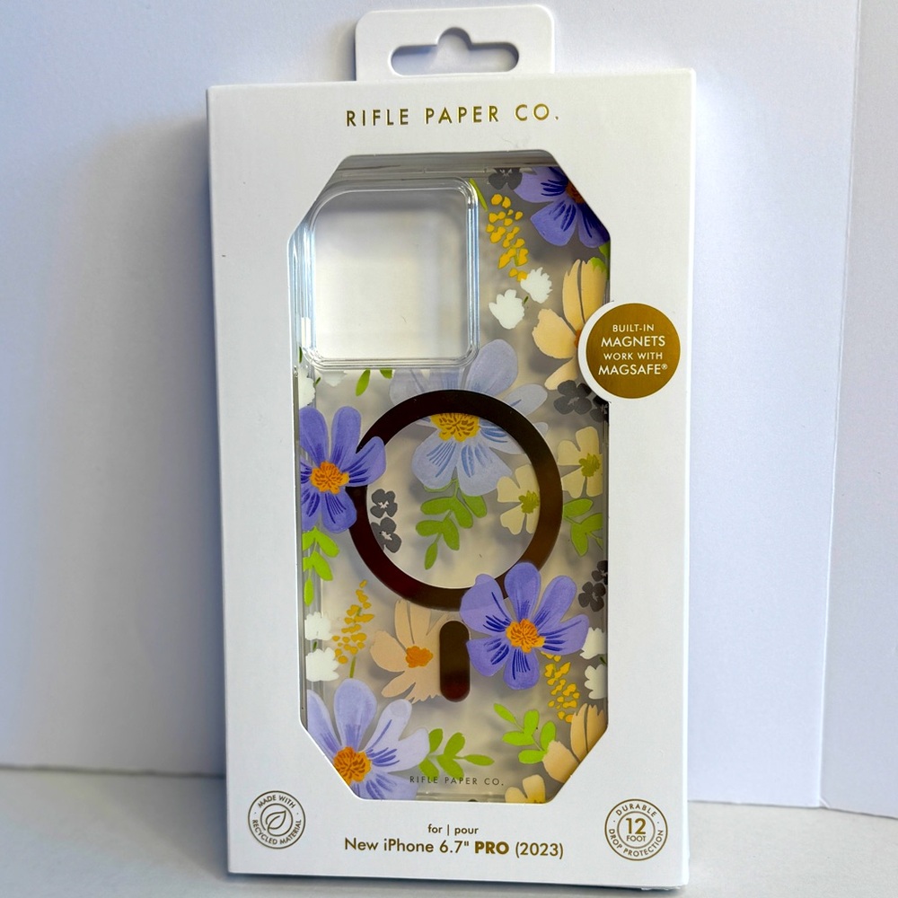 Rifle Paper Co. Floral iPhone 6.7" Pro Case with MagSafe